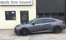 2018 Honda Civic Turbo with window tint